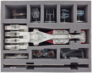 Bandeja de espuma FSBF090BO para el X-WING Tantive IV (CR90) de Star Wars