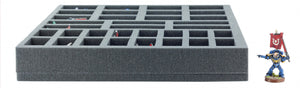 FSBR040BO 40 mm Full-Size foam tray with 34 compartments