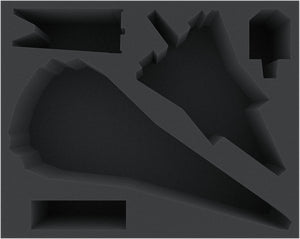 FSJT090BO 90 mm Full-Size Schaumstoffeinlage für Star Wars X-WING Imperiale Sturm-Korvette, Imperialer Angriffsträger, Shuttle der Lambda- und Ypsilon-Klasse