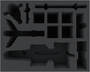 FSKC100BO 100 mm Full-Size Schaumstoffeinlage für Star Wars X-WING C-ROC Kreuzer, Hound's Tooth, JumpMaster 5000 und Slave 1