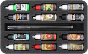 Feldherr Storage Box FSLB040 do modeli butelek kolorowych + pędzle malarskie