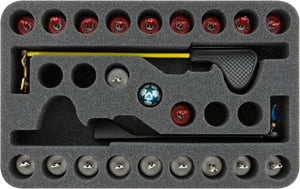 Feldherr Storage Box FSLB075 para Subbuteo - Edición Profesional + 2 porterías + 40 balones