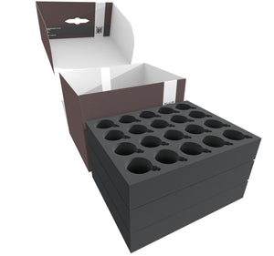 Feldherr Storage Box FSLB250 pour 80 boules de Noël de 50 mm de diamètre