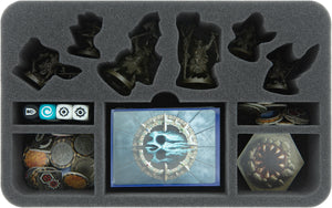 Feldherr Storage Box FSLB310 para Warhammer Underworlds: Beastgrave - 8 bandas de guerra + bandas de guerra de Dreadfane + Primal Lair