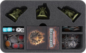 Feldherr Storage Box FSLB310 para Warhammer Underworlds: Beastgrave - 8 bandas de guerra + bandas de guerra de Dreadfane + Primal Lair