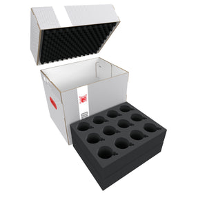 Feldherr Storage Box FSLB310 pour 48 boules de Noël de 60 mm de diamètre