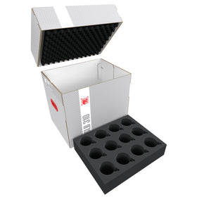 Feldherr Storage Box FSLB310 pour 48 boules de Noël de 60 mm de diamètre