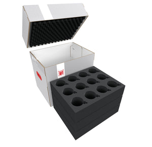 Feldherr Storage Box FSLB310 pour 48 boules de Noël de 60 mm de diamètre