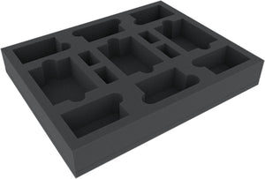 FS050MD05 50 mm full-size foam tray for Massive Darkness cards in sleeves