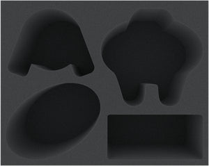 FSMEEF130BO Schaumstoffeinlage für Imperial Knights: 1 großer Knight + 1 Armiger