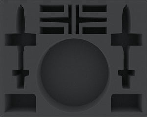 FSMENR065BO Feldherr Schaumstoffeinlage für Team Yankee: 2 MI-24 Hind Helikopter + 2 BMP-1 OP Panzer