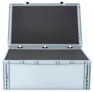 ED 64/22 HG Eurocontainer Case / Euro Box 600 x 400 x 235 mm y compris la mousse de cueillette et de plumage