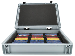 Zestaw Eurobox 40 x 30 cm z Zugliege do modelu kolejowego - skala Z - 7 przedziałów