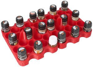 Feldherr Paint Rack with 4l Really Useful Box - 46 AK Interactive paint bottles