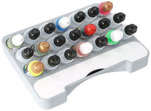 Feldherr Farbhalter mit Pinselfach für 4l Really Useful Box - 21 Farbfläschchen