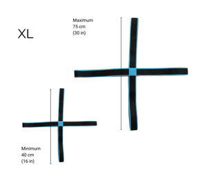 Feldherr Flex Cross Band blau - Größe XL