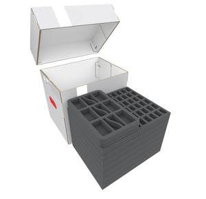 Feldherr GENERAL 370 borsa con Storage Boxes FSLB310 + FSLB040 per tavolo miniature in scala 1:72 (20 mm)
