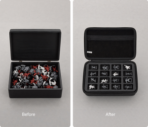 Feldherr Half-Size Case 90 pour Blood Bowl - 28 figurines