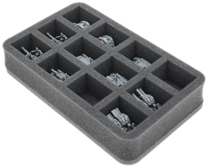HS050A178 Feldherr Schaumstoffeinlage für Armoured Clash - 12 Fächer
