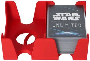 Feldherr Kartenhalter drehbar für Spielkarten in Standard Card Game Size - 2 Fächer