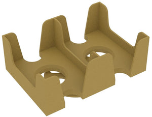 Feldherr Kartenhalter drehbar für Spielkarten in Standard Card Game Size - 2 Fächer