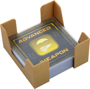 Etui Feldherr na karty do gry w kwadracie - Rozmiar 70 x 70 mm - 120 kart - 1 przegroda