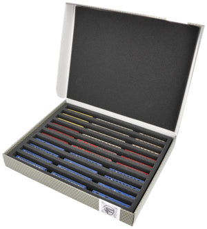 Feldherr Storage Box FSLB040 dla modeli lokomotyw kolejowych, wagonów i pojazdów - 10 gniazd dla skrajni Z - pionowe