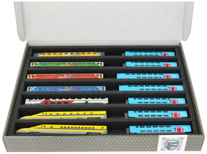 Feldherr Lagerbox FSLB040 für Modelleisenbahn Loks, Wagons und Fahrzeuge - 7 Stege für Spur N - liegend