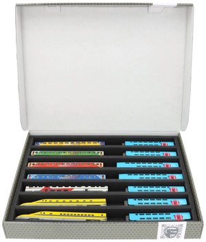 Feldherr Lagerbox FSLB040 für Modelleisenbahn Loks, Wagons und Fahrzeuge - 7 Stege für Spur N - liegend