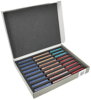 Feldherr Storage Box FSLB040 dla modeli lokomotyw kolejowych, wagonów i pojazdów - 9 slotów dla skrajni Z - poziomych