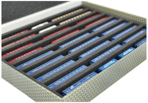 Feldherr Storage Box FSLB040 dla modeli lokomotyw kolejowych, wagonów i pojazdów - 9 slotów dla skrajni Z - poziomych