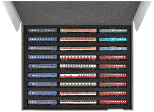 Feldherr Storage Box FSLB040 dla modeli lokomotyw kolejowych, wagonów i pojazdów - 9 slotów dla skrajni Z - poziomych