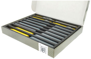 Feldherr Storage Box FSLB040 for model railway locomotives, wagons and vehicles - 9 slots for N gauge vertical