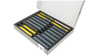 Feldherr Storage Box FSLB040 for model railway locomotives, wagons and vehicles - 9 slots for N gauge vertical