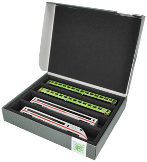 Feldherr Lagerbox FSLB055 für Modelleisenbahn Loks, Wagons und Fahrzeuge - 4 Stege für Spur H0 - liegend