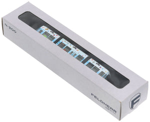 Caja abierta Feldherr N-200 200 x 45 x 33 mm para maquetas de trenes, locomotoras y vehículos de ancho N