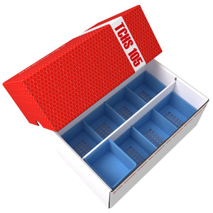 Feldherr Storage Box TCHS105 para 1350 cartas de juego en tamaño de juego de mesa americano estándar + material de juego