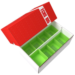 Feldherr Storage Box TCHS105 para 1350 cartas de juego en tamaño de juego de mesa americano estándar + material de juego