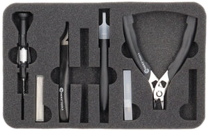 Torba Feldherr MINI PLUS na narzędzia do modelowania + model kolorowe butelki + pędzle + miniatury