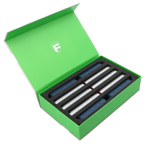 Feldherr Boîte magnétique verte pour locomotives, wagons et véhicules de modélisme ferroviaire - 5 emplacements pour voie N
