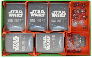 Feldherr Magnetbox grün für Star Wars: Unlimited - 750 Karten + Spielmaterial