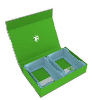 Feldherr Magnetbox grün für Warhammer Age of Sigmar: Schriftrollenkarten (groß)
