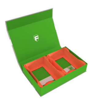 Feldherr Magnetbox grün für Warhammer Age of Sigmar: Schriftrollenkarten (groß)