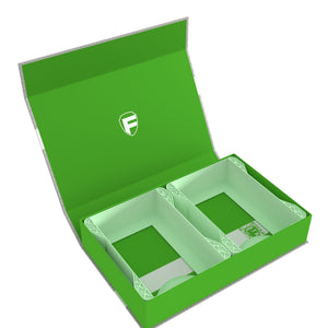 Feldherr Magnetbox grün für Warhammer Age of Sigmar: Schriftrollenkarten (groß)