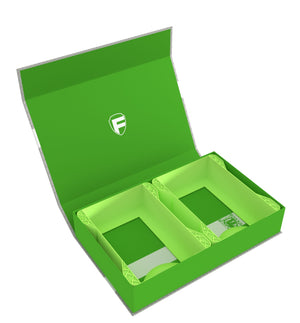 Feldherr Magnetbox grün für Warhammer Age of Sigmar: Schriftrollenkarten (groß)