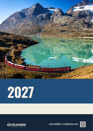 Feldherr Modeltrain A4 Calendar 2027