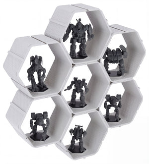 Modular Feldherr Hexagon Wall Shelf for BattleMechs