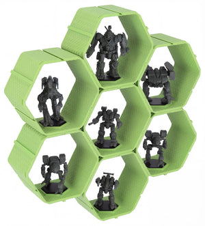 Modular Feldherr Hexagon Wall Shelf for BattleMechs