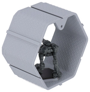 Modular Feldherr Hexagon Wall Shelf for BattleMechs