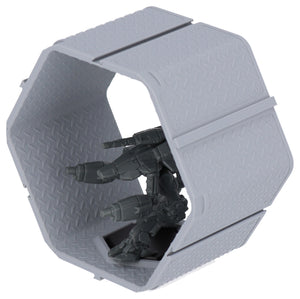 Modular Feldherr Hexagon Wall Shelf for BattleMechs